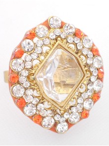 Kundan Finger Ring